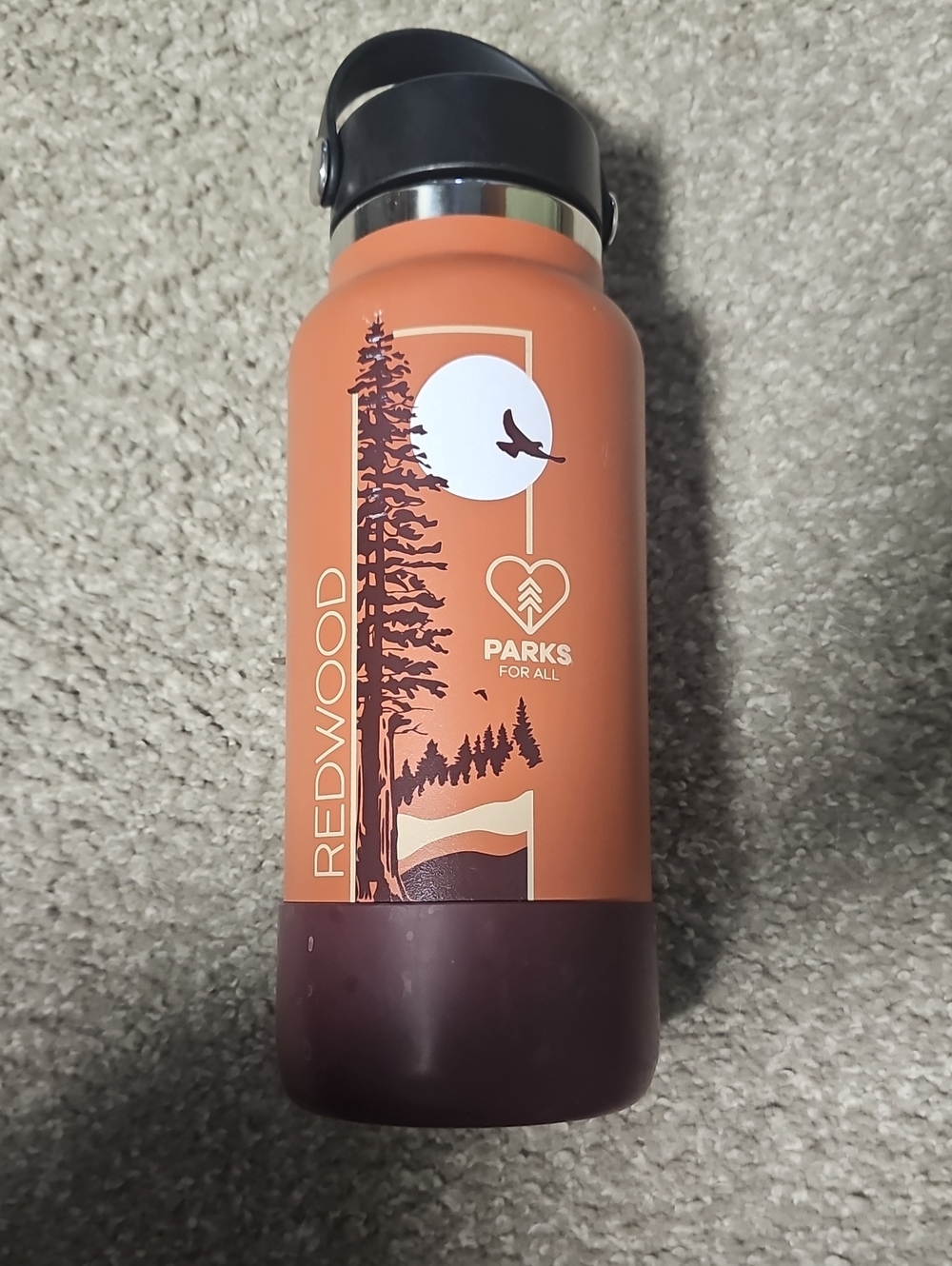 Redwood Orange Stainless Bottle
